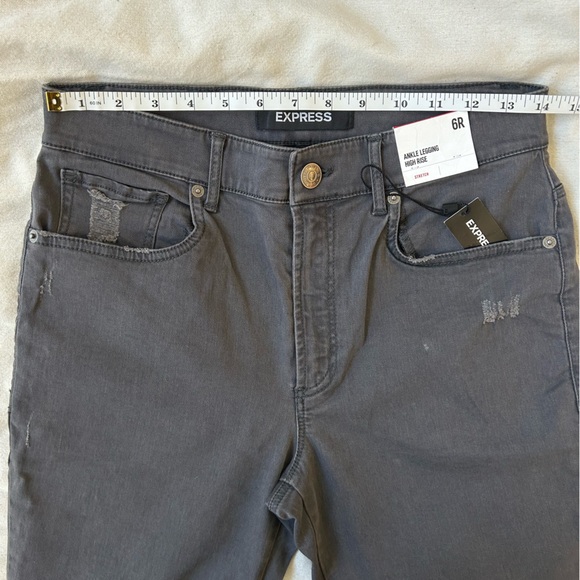 NWT - Express High Waisted Stretch Ankle Skinny Pant - Picture 4 of 7